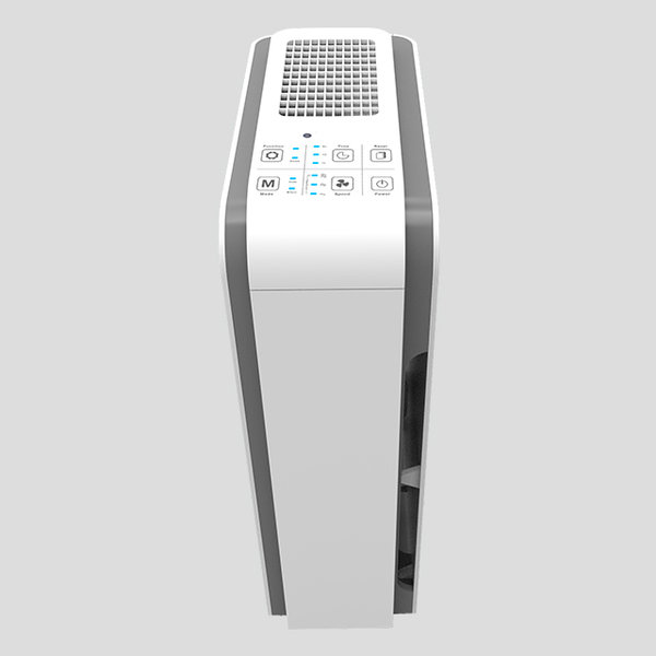 air purifier with filtersystem and UVC LED light